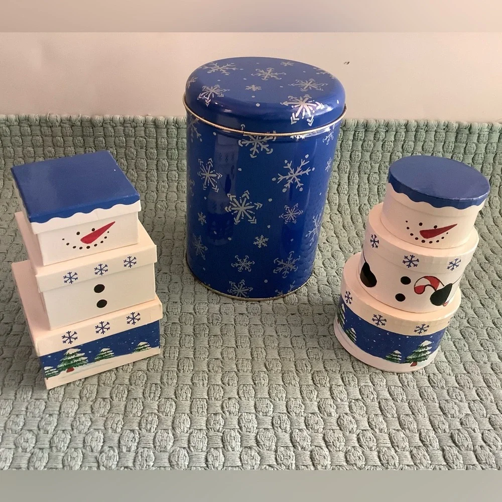 Winter and Snowman Boxes